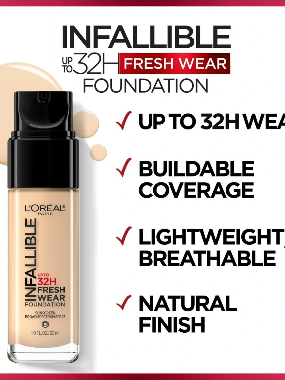 L'Oréal Infallible Fresh Wear Foundation - Shade 405